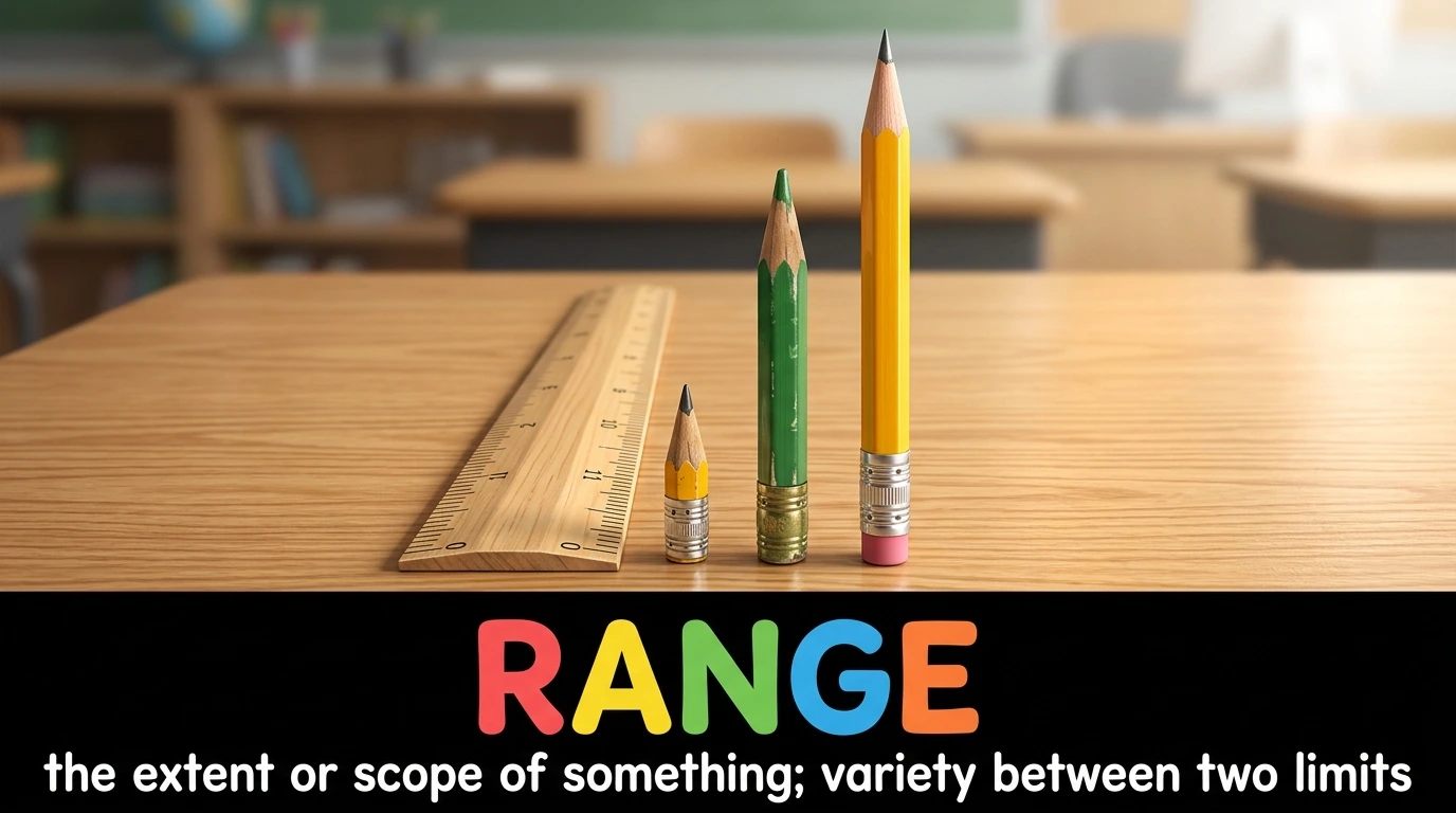 English Illustration for range
